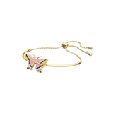 SWAROVSKI IDYLLIA BRACELET, BUTTERFLY, MULTICOLORED, GOLD-TONE PLATED 5670053