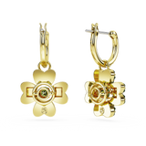 SWAROVSKI IDYLLIA DROP EARRINGS, CLOVER, GREEN, GOLD-TONE PLATED 5670664
