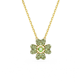 SWAROVSKI IDYLLIA PENDANT, CLOVER, GREEN, GOLD-TONE PLATED 5671144