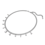 SWAROVSKI DEXTERA NECKLACE, MIXED CUTS, WHITE, RHODIUM PLATED 5671183