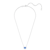 SWAROVSKI CONSTELLA NECKLACE, OVAL CUT, BLUE, RHODIUM PLATED 5671809