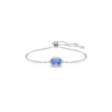SWAROVSKI CONSTELLA BRACELET, OVAL CUT, BLUE, RHODIUM PLATED 5671895