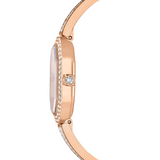 Swarovski Dextera bangle watch, Swiss Made, Metal bracelet, Rose gold tone, Rose gold-tone finish 5672992