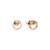 Swarovski Constella stud earrings, Round cut, White, Rose gold-tone plated 5692263