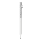 Swarovski Crystalline ballpoint pen, Octagon shape, Snowflake, White, White lacquered 5696718