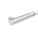 Swarovski Crystalline ballpoint pen, Octagon shape, Snowflake, White, White lacquered 5696718