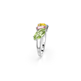 Swarovski Gema ring, Mixed cuts, Multicolored, Rhodium plated 5708941