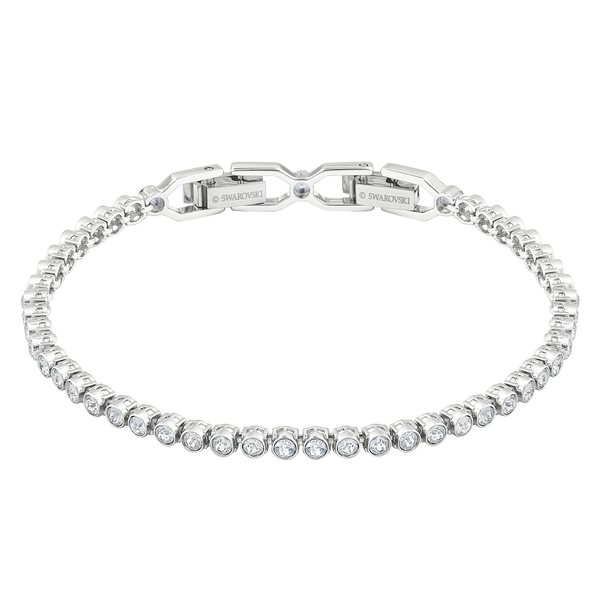 SWAROVSKI EMILY BRACELET, ROUND CUT, WHITE, RHODIUM PLATED 1808960