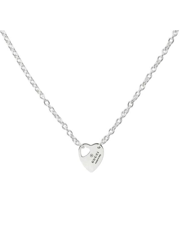 GUCCI TRADEMARK NECKLACE L 40/45CM SILVER