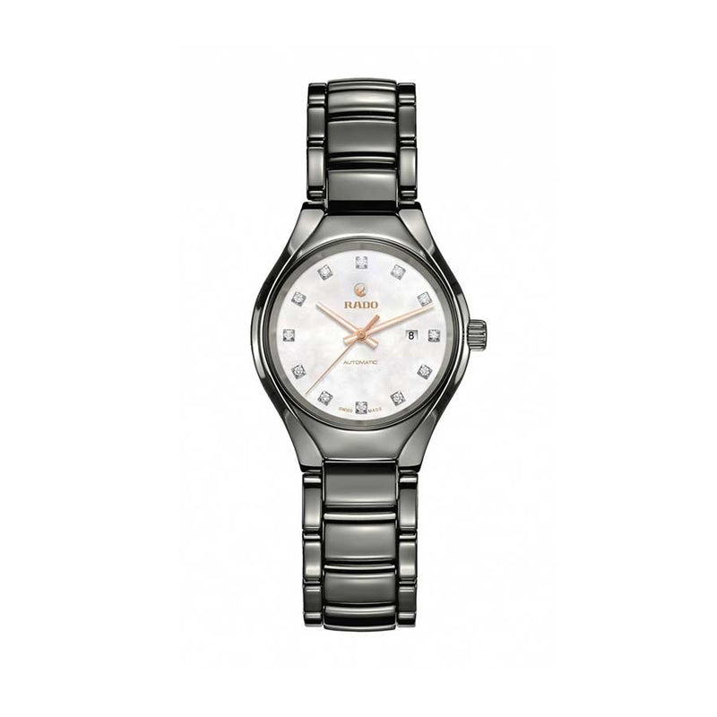 RADO True Automatic Plazma Diamonds Ladies Watch R27243902 Mint In Box