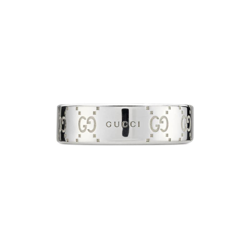 GUCCI SIGNATURE RING 6MM SILVER YBC814720001