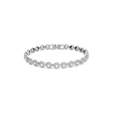 SWAROVSKI ANGELIC BRACELET, ROUND CUT, PAVÉ, SMALL, WHITE, RHODIUM PLATED 5071173