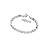 SWAROVSKI ANGELIC BRACELET, ROUND CUT, PAVÉ, SMALL, WHITE, RHODIUM PLATED 5071173