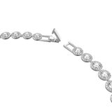 SWAROVSKI ANGELIC NECKLACE, ROUND CUT, WHITE, RHODIUM PLATED 5117703