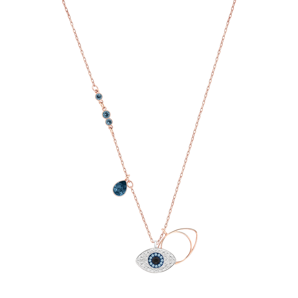 SWAROVSKI SWAROVSKI SYMBOLIC PENDANT, EVIL EYE, BLUE, MIXED METAL FINISH 5172560