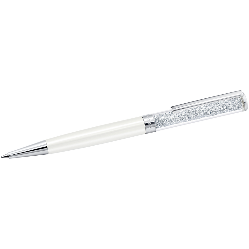 SWAROVSKI CRYSTALLINE BALLPOINT PEN, WHITE, WHITE LACQUERED, CHROME PLATED 5224392