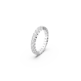 SWAROVSKI VITTORE XL RING, ROUND CUT, WHITE, RHODIUM PLATED