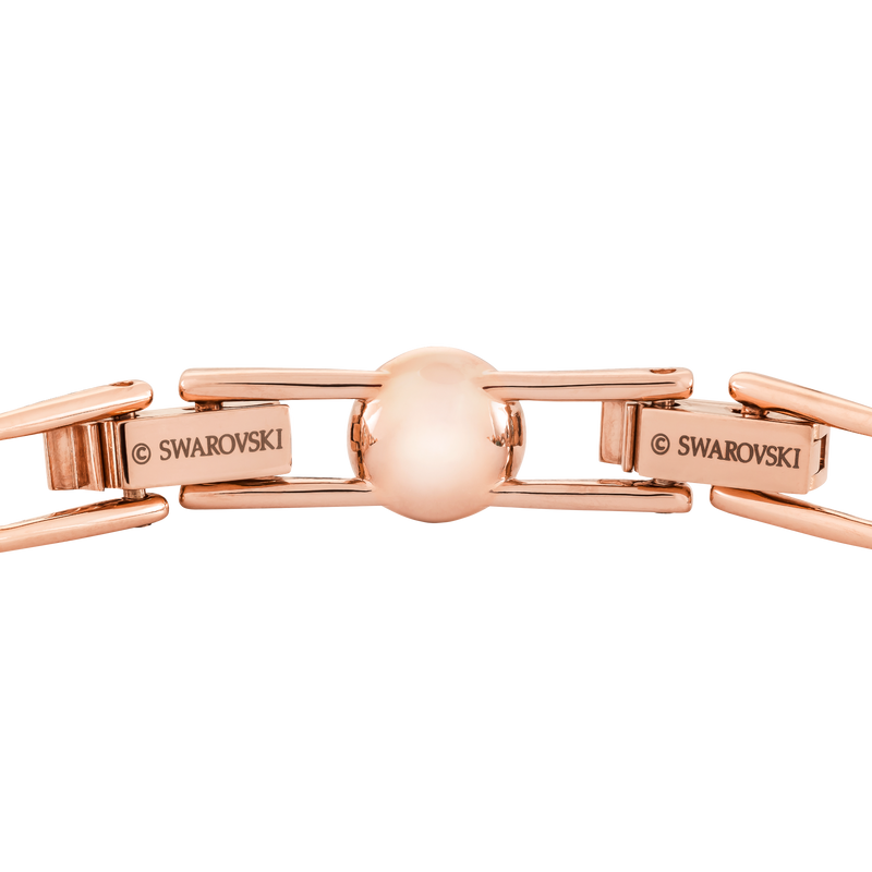 SWAROVSKI ANGELIC BRACELET, ROUND CUT, PAVÉ, MEDIUM, WHITE, ROSE GOLD-TONE PLATED 5240513