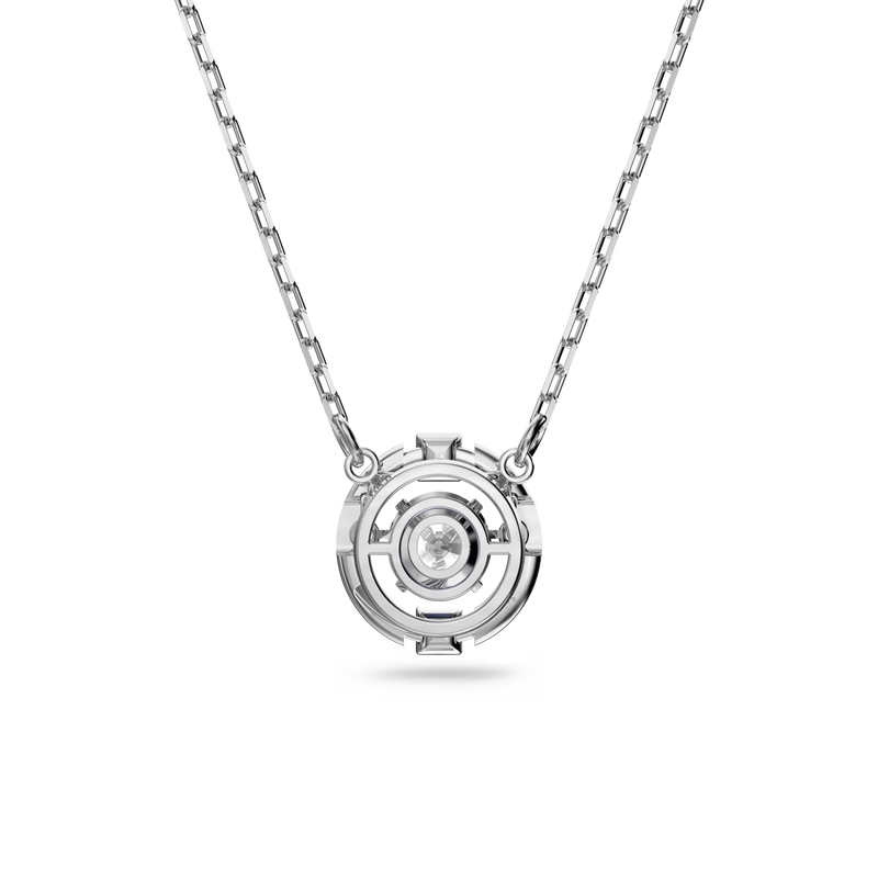 SWAROVSKI SWAROVSKI SPARKLING DANCE NECKLACE, ROUND CUT, WHITE, RHODIUM PLATED 5286137