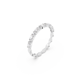 SWAROVSKI VITTORE RING, MARQUISE CUT, WHITE, RHODIUM PLATED