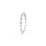 SWAROVSKI VITTORE RING, MARQUISE CUT, WHITE, RHODIUM PLATED