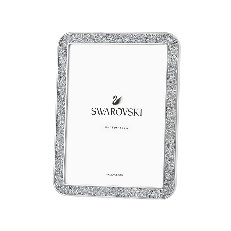 Swarovski Minera picture frame, Rectangular shape, Small, Silver