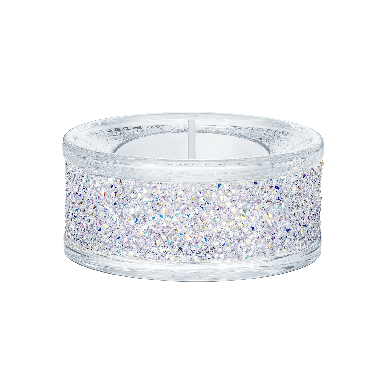 Swarovski Shimmer tea light holder, Purple 5428722 – Finch Centre