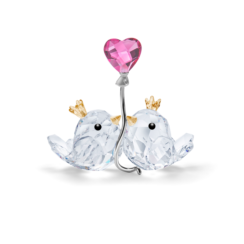 スワロフスキー SWAROVSKI ラブバード クリスタル 5492226 Swarovski Love Birds, Pink Heart 5492226 – Finch Centre Jewellers