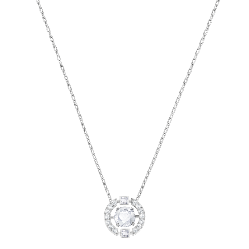 SWAROVSKI SS SPARKLING DC:NECKLACE CZWH/CRY/RHS 5492234