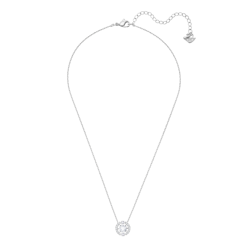 SWAROVSKI SS SPARKLING DC:NECKLACE CZWH/CRY/RHS 5492234