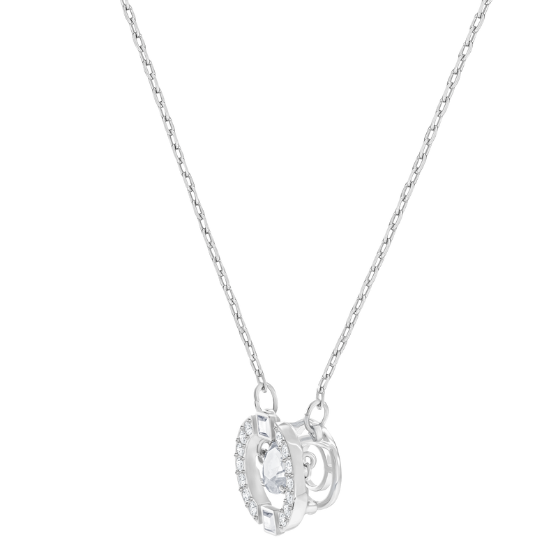 SWAROVSKI SS SPARKLING DC:NECKLACE CZWH/CRY/RHS 5492234