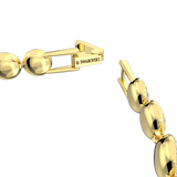 SWAROVSKI ANGELIC BRACELET, ROUND CUT, PAVÉ, MEDIUM, WHITE, GOLD-TONE PLATED 5505469