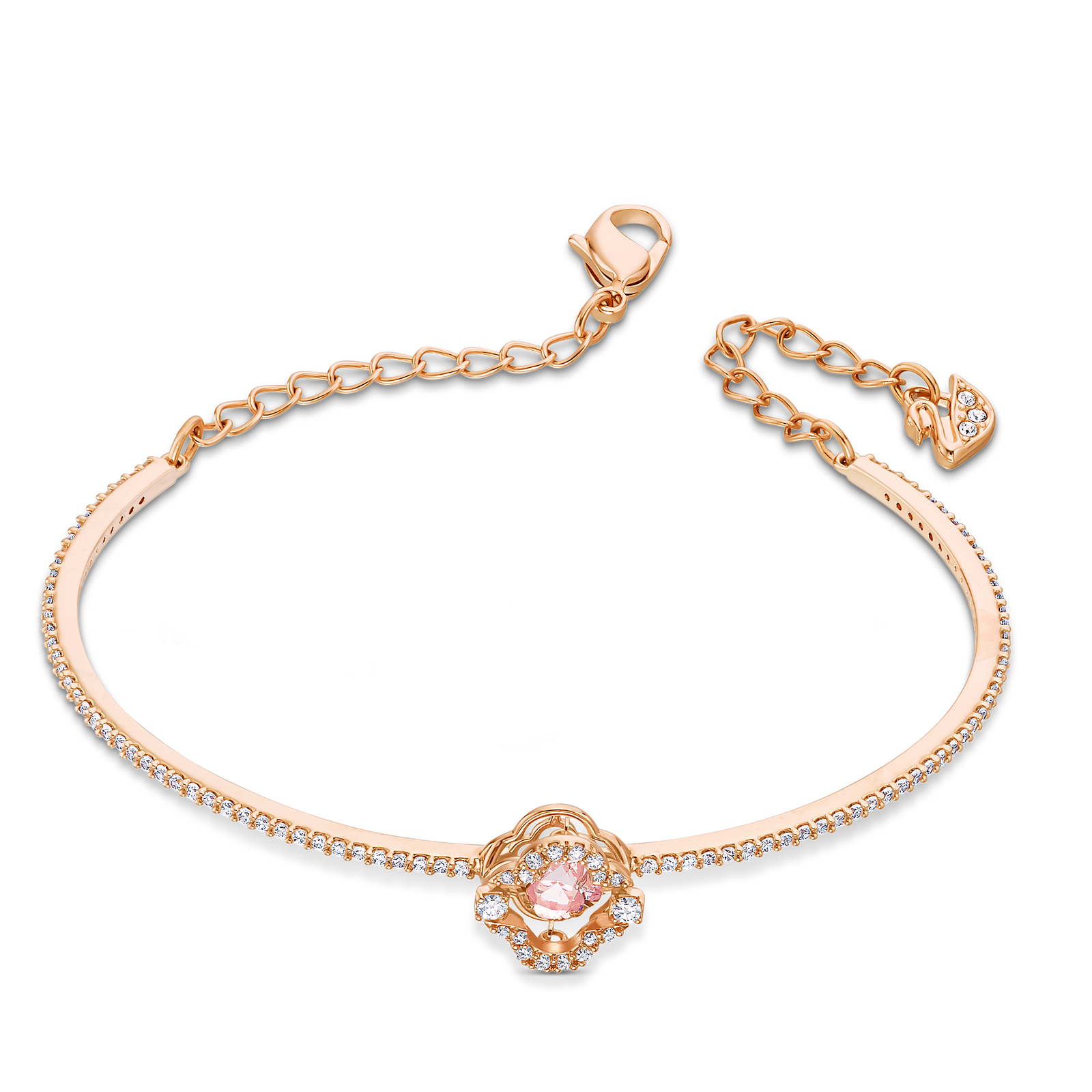 Swarovski Sparkling Dance バングル クローバー ピンク Amazon | スワロフスキー スパークリング ダンス クローバー
