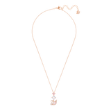 SWAROVSKI SS DAZZLING SWAN:NECKLACE CZMO/ROS 5517626