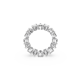 SWAROVSKI VITTORE RING, DROP CUT, WHITE, RHODIUM PLATED