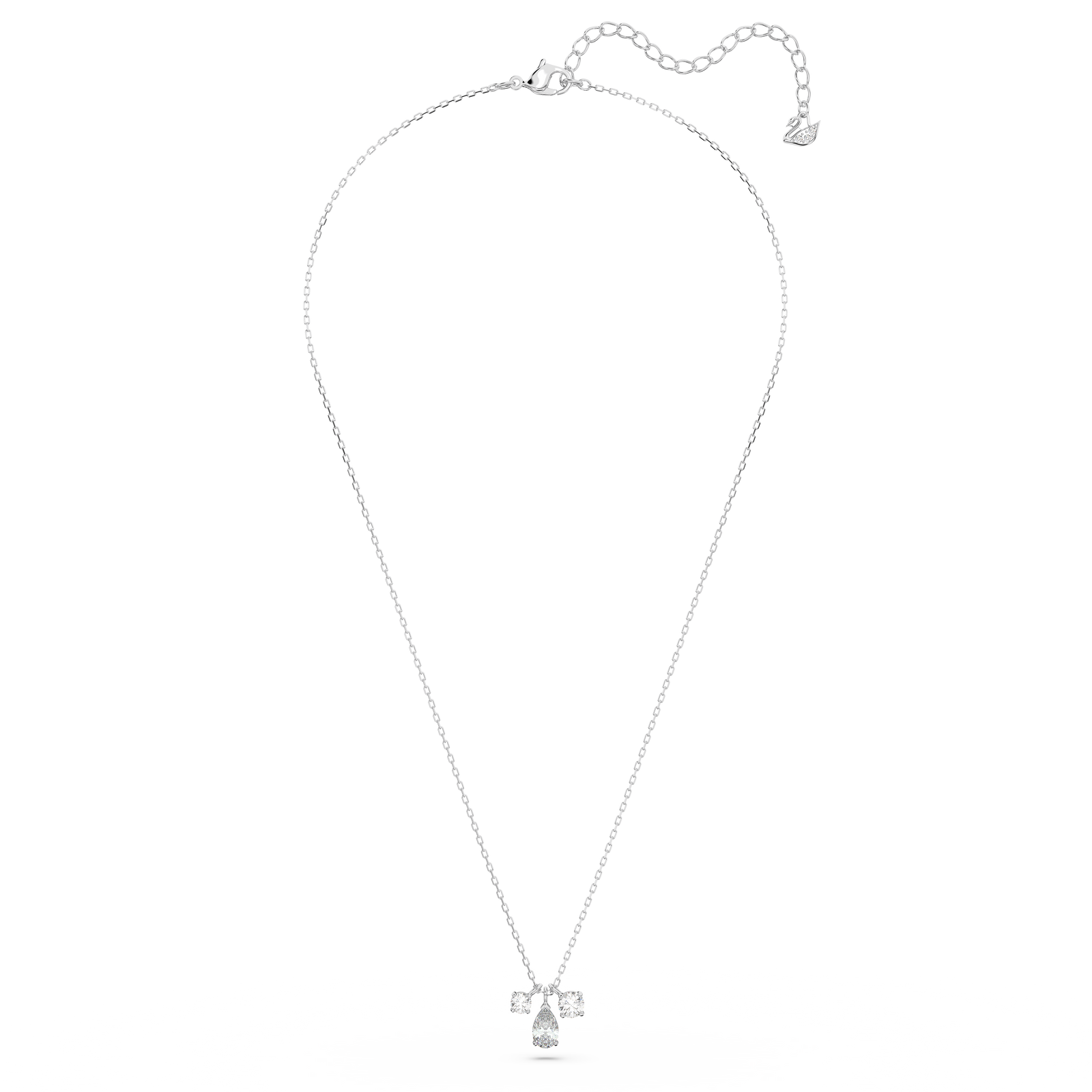 Swarovski Attract pendant, Mixed cuts, Cluster, White