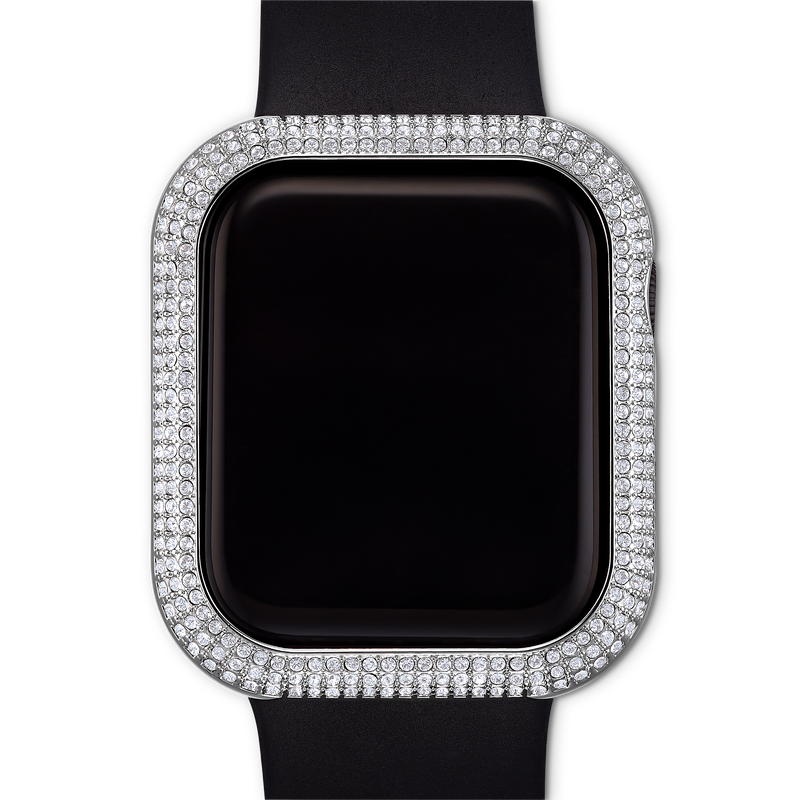 SWAROVSKI SPARKLING CASE, FOR APPLE WATCH® SERIES 4 & 5, 40 MM, SILVER TONE 5572573