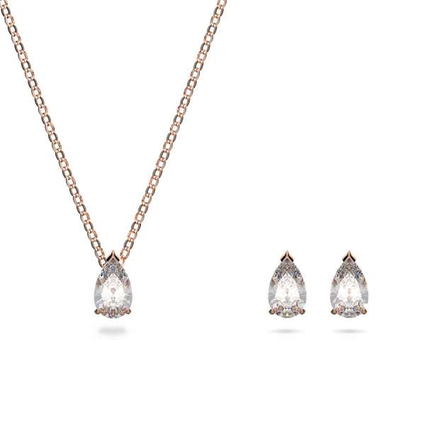 SWAROVSKI IF ATTRACT:SET PEAR CZWH/RHS 5576114