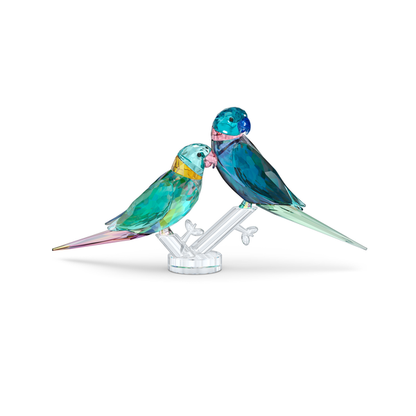 SWAROVSKI JUNGLE BEATS PARAKEET COUPLE FIFE & FIFER 5577124