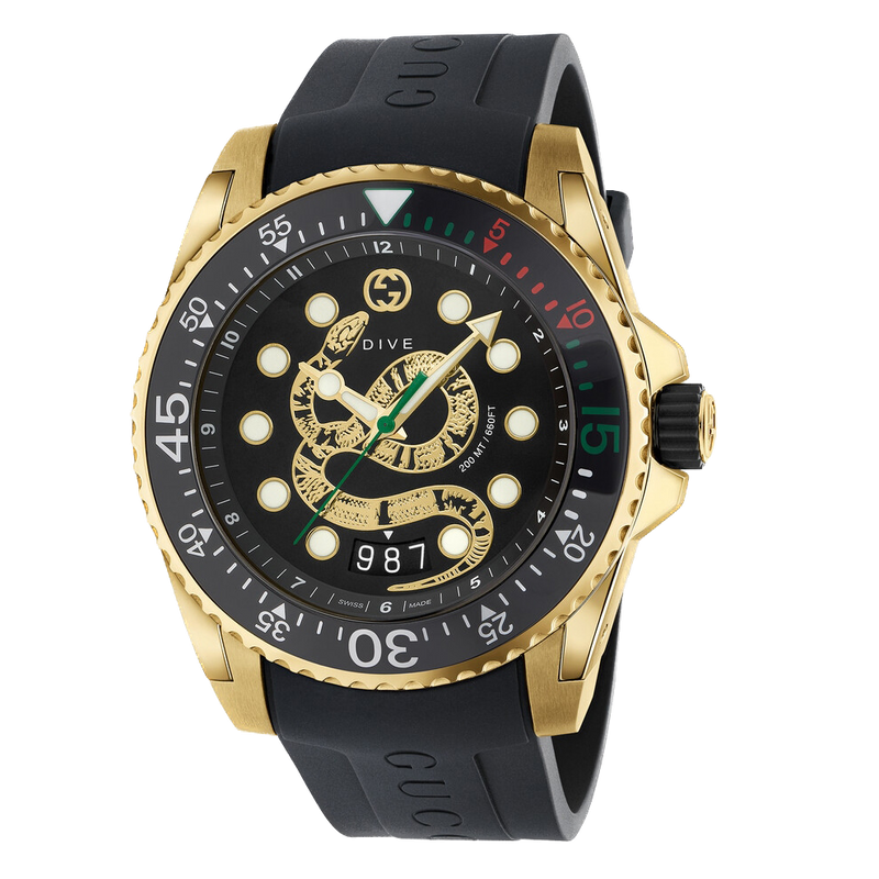 GUCCI Dive watch, 45mm 559817I86108757