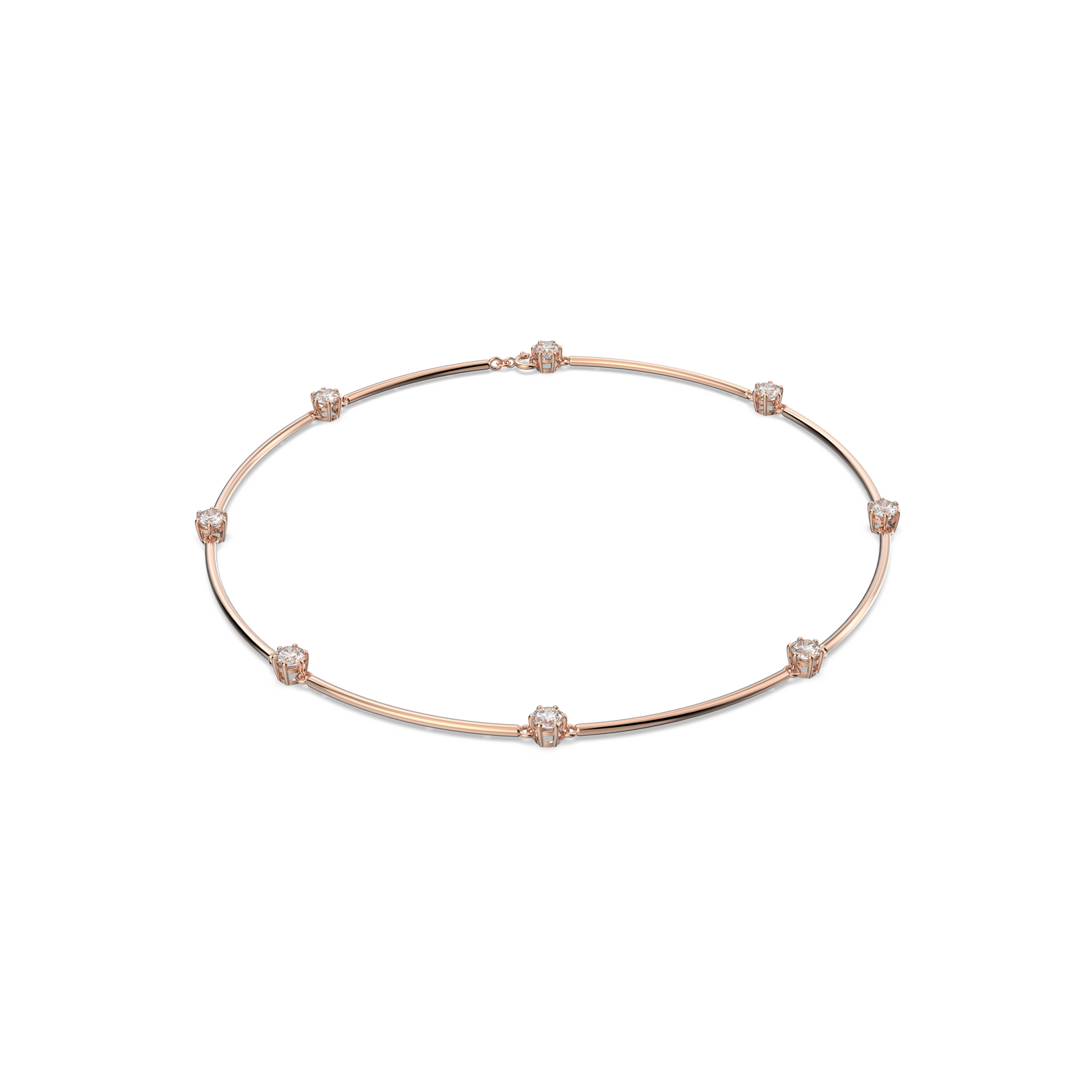 Swarovski Constella necklace, Round cut, White, Rose gold Swarovski Constella necklace, Round cut, White, Rose gold
