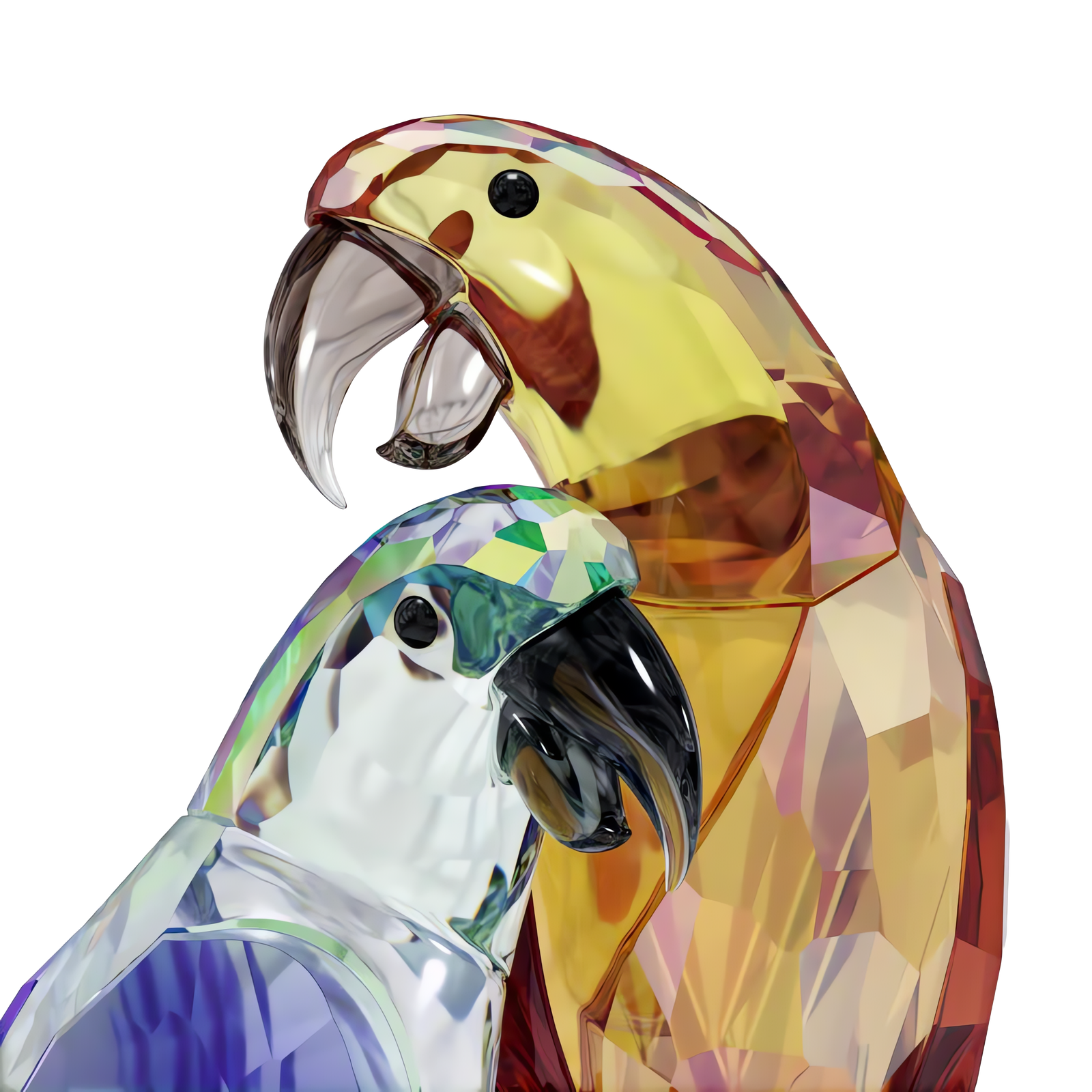 Swarovski Jungle Beatsオウム Bell & Brio 置物 Swarovski Jungle Beats Parrot Couple Bell & Brio 5619218 – Finch