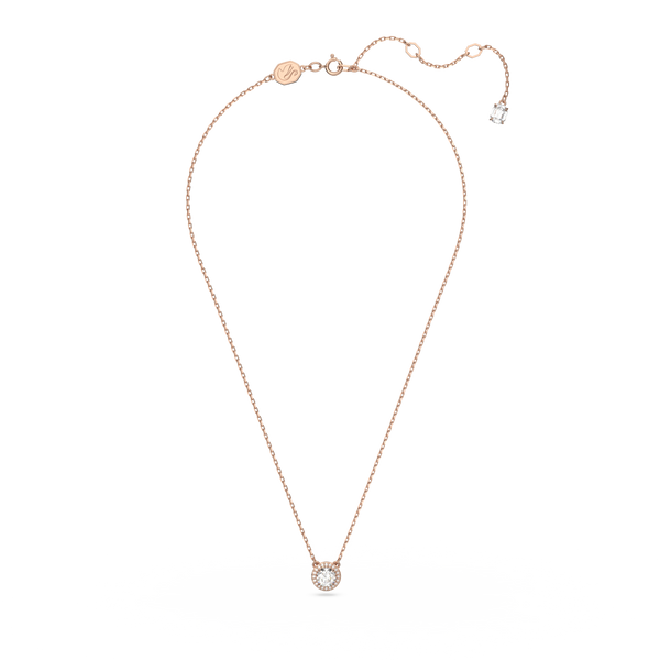 SWAROVSKI CONSTELLA PENDANT, ROUND CUT, PAVÉ, WHITE, ROSE GOLD-TONE PLATED 5636272