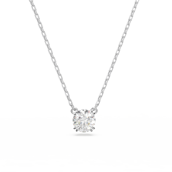 SWAROVSKI CONSTELLA PENDANT, ROUND CUT, WHITE, RHODIUM PLATED 5636706