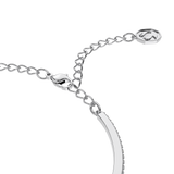 SWAROVSKI MILLENIA BANGLE, OCTAGON CUT, PAVÉ, WHITE, RHODIUM PLATED 5638494