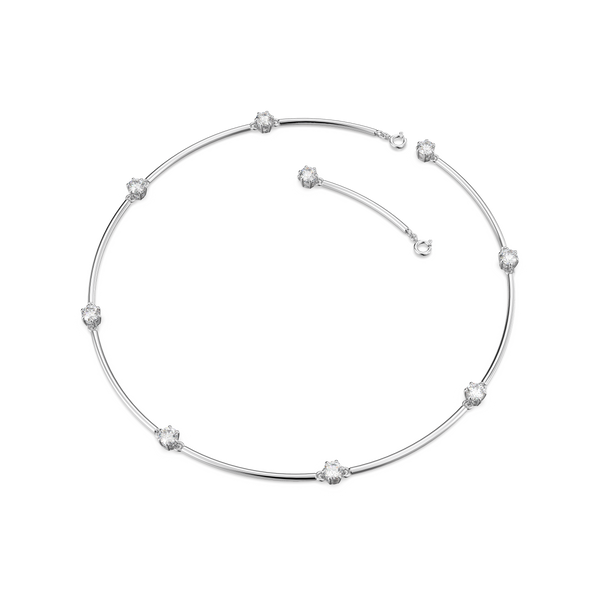 SWAROVSKI CONSTELLA NECKLACE, ROUND CUT, WHITE, RHODIUM PLATED 5638699