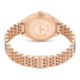 SWAROVSKI ATTRACT WATCH, SWISS MADE, FULL PAVÉ, METAL BRACELET, ROSE GOLD TONE, ROSE GOLD-TONE FINISH 5644053