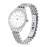 SWAROVSKI ATTRACT WATCH, SWISS MADE, FULL PAVÉ, METAL BRACELET, SILVER TONE, STAINLESS STEEL 5644062