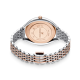 Swarovski Crystalline aura watch, Swiss Made, Metal bracelet, Rose gold tone, Mixed metal finish 5644075