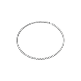 Swarovski Matrix Tennis set, Round cut, White, Rhodium plated 5647730